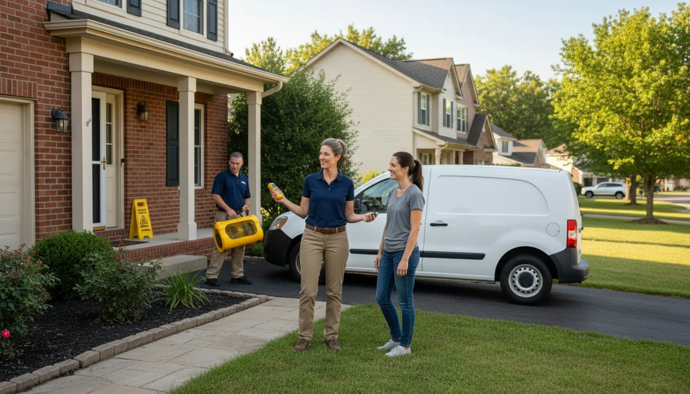 Water restoration image for Water Damage & Restoration Services in Camden, ME